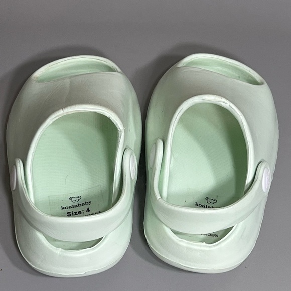 Unisex tNWT size Mint Green toddler Slip-On slide sandal with back no flaws - Picture 7 of 9